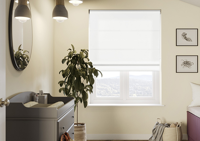 Medina, White - Roman Blind - Image 3